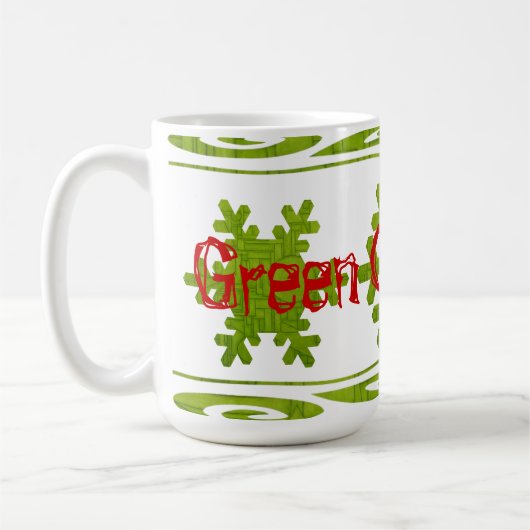 Mug de Noël vert ! (Gauche)