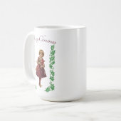 Mug de Noël victorien vintage (Devant gauche)