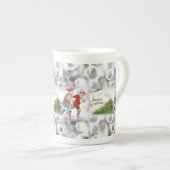 Mug de Noël, Vintage de Noël (Devant droit)