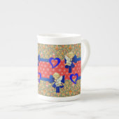 Mug de Noël, Vintage, Joyeux Ange de Noël (Devant droit)
