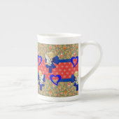 Mug de Noël, Vintage, Joyeux Ange de Noël (Droite)