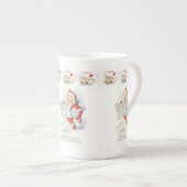 Mug de Noël, Vintage, Joyeux Noël (Devant droit)