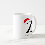 Mug de Noël "Z" initial (Devant droit)