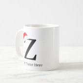Mug de Noël "Z" initial (Devant gauche)