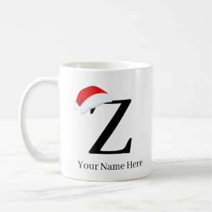 Mug de Noël "Z" initial