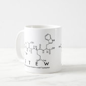Mug de nom de peptide à mâcher (Devant gauche)