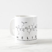 Mug de nom de peptide de Melissia (Devant gauche)