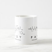 Mug de nom de peptide de Pansy (Centre)