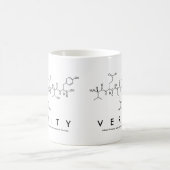 Mug de nom de peptide de verité (Centre)
