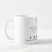 Mug de nom de peptide Fredrik (Gauche)