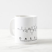 mug de nom de peptide Galilea (Devant gauche)