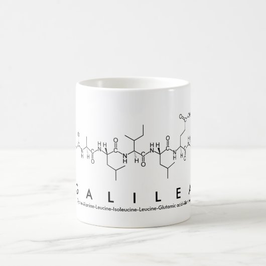 mug de nom de peptide Galilea (Centre)