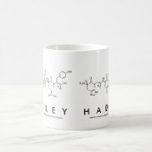 Mug de nom de peptide Hadley (Centre)