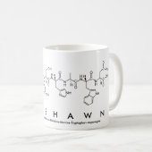 Mug de nom de peptide Keyshawn (Devant droit)