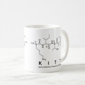 Mug de nom de peptide Kitt (Devant droit)