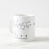 Mug de nom de peptide Kitt (Devant gauche)