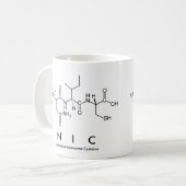 Mug de nom de peptide nic (Devant gauche)