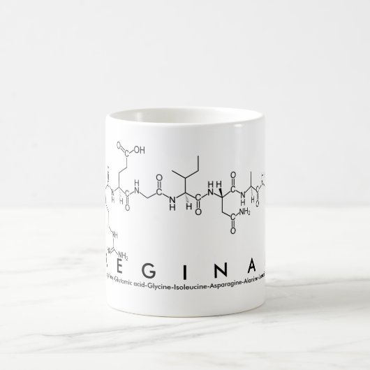 Mug de nom de peptide régional (Centre)