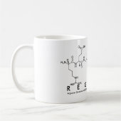 Mug de nom de peptide régional (Gauche)