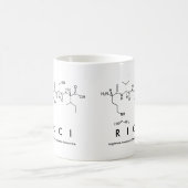Mug de nom de peptide Ricci (Centre)