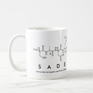 Mug de nom de peptide Sade