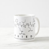 Mug de nom de peptide sauvage (Devant droit)
