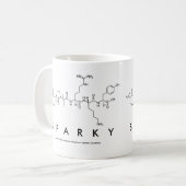 Mug de nom de peptide sparky (Devant gauche)