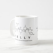 Mug de nom de peptide Telly (Devant gauche)