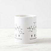 Mug de nom de peptide Telly (Centre)