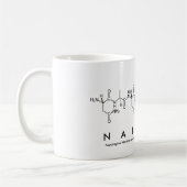 Mug de nom de peptide unique (Gauche)