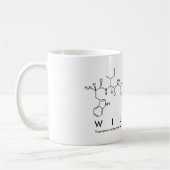 Mug de nom de peptide Willian (Gauche)