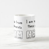 Mug de nom de table périodique Cason (Centre)
