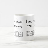 Mug de nom de table périodique de l'erreur (Centre)