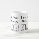 Mug de nom de table périodique Floyd (Centre)