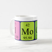 Mug de nom de table périodique Imogene (Devant gauche)