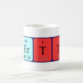 Mug de nom de table périodique Kerttu (Centre)