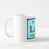 Mug de nom de table périodique Lani (Gauche)
