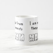 Mug de nom de table périodique Mohinder (Centre)
