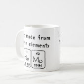 Mug de nom de table périodique Nemo (Devant gauche)