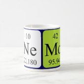 Mug de nom de table périodique Nemo (Centre)