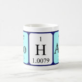 Mug de nom de table périodique Noham (Centre)