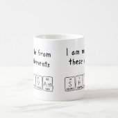 Mug de nom de table périodique Shivam (Centre)