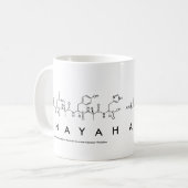 Mug de nom du peptide Anayah (Devant gauche)