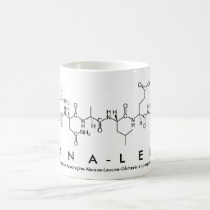 Mug de nom du peptide Anna-Lena