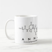 Mug de nom du peptide Anna-Lena (Gauche)