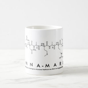 Mug de nom du peptide Anna-Maria