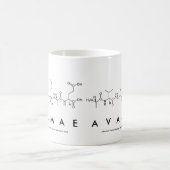Mug de nom du peptide Ava-Mae (Centre)