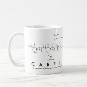 Mug de nom du peptide Carrie