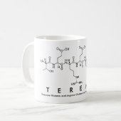 Mug de nom du peptide de la Terre (Devant gauche)