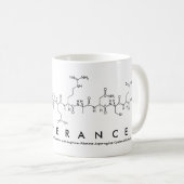 Mug de nom du peptide de température (Devant droit)